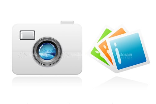 Abstract Camera with Instant Photographs